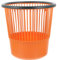Zerodeko Poubelle Poubelle avec Anneau De Pression Moderne Poubelle Arbage Seau Capacité Poubelle Papier pour Maison Bureau Salle De Bain Orange
