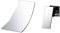 Rubinetto A Muro Rubinetto Lavabo Cascata Sottile Caldo E Freddo Cromato Rubinetto Bagno Cascata G1 / 2 Resistente Agli Spruzzi