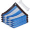 Rete Ombreggiante,Telo Ombreggiante Con Occhiellato,Hdpe Rete Resistente Ai Raggi Uv,Rete Da Giardino,Per Pergola,Piante Da Patio,Serra,Pollaio,Balcone,Posto Auto Coperto (Blu-1x2m)