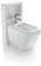 Cielo Vaso WC Shui a Terra Filo Muro Monoforo Bianco Lucido (SHBI)
