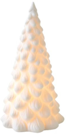 Wpsagek Luci per albero di Natale in ceramica, albero di Natale in ceramica illuminato - Albero di Natale magro con luci | Ornamento in ceramica artificiale, articoli per feste, decorazioni uniche da