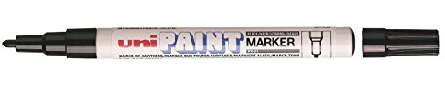 Uni-Ball Paint Marker Bullet Tip Fine Point PX21 Line Width 0.8-1.2mm Black Ref 9001952 [Pack 12]