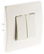 Zenitech - Doble Interruptor Automático - Instalación Compatible con Cajas Estándar - Fijación con Tornillos y Garras - Cableado Rápido - Blanco - 40m