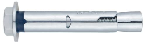 INDEX Fixing Systems CH-TO - Pack de 100 anclajes antigiro para cargas altas (recubrimiento cincado, tornillo hexagonal 6,8 mm, M8 x 60 mm, diámetro de 10 mm)