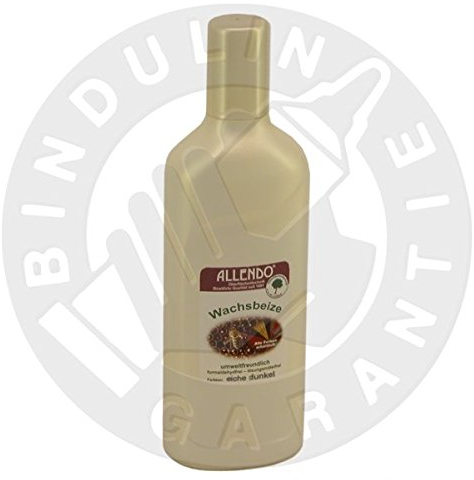Wachsbeize Holzton inkl.1 Pinsel zum Auftragen (1000 ml eiche-rustikal)