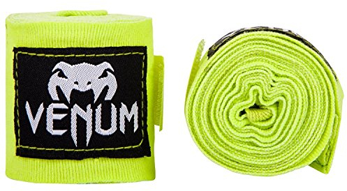 Venum Kontact, Bendaggi da Boxe Unisex-Adulto, Neo Giallo, 2.5 m