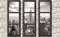 FORWALL Fototapete Vlies Wanddeko New York Fensterblick VEM (104cm. x 70,5cm.) AMF2833VEM Perspective