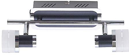 Dapo LED Strahler Aron Spotlampe Wandleuchte Deckenleuchte Spot LED 5W-450lm-3000K Beleuchtung Spotleuchte Deckenbalken (Stab - 2flammig)