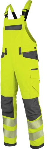 WÜRTH MODYF Warnschutz Arbeitslatzhose Neon EN 20471 2 gelb anthrazit - Größe 58