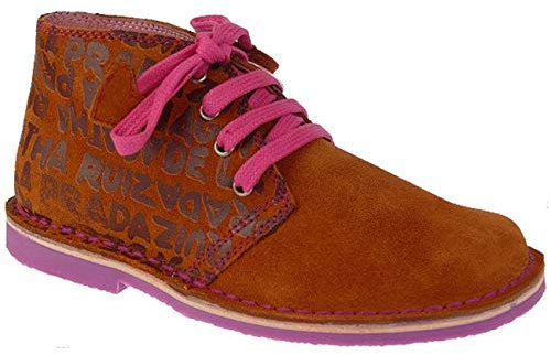 Agatha Ruiz De La Prada Lederboots Knöchelschuhe Mod.121948 Gr.24-35 Brauntöne EUR 35