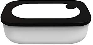 Guzzini On The Go Lunchbox con Contenitore, Spalvieri & Del Ciotto, 20 x 12 x h7 cm, 900 cc, Bianco