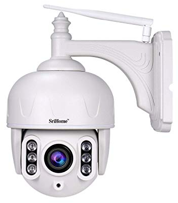 Sricam Italia OBA SH028 PTZ Zoom Optische Kamera 5X WiFi AP Hotspot Wireless Infrar 3.0 Megapixel HD IR Cut NVR P2P Micro SD Slot