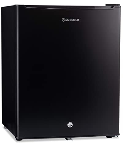 Subcold Eco75 Mini Fridge Black | Table-Top Model | Counter-Top Fridge | Solid Door with Chiller Box | Lock & Key | Energy Efficient (75L)…