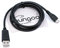 Cavo di sincronizzazione USB, cavo di ricarica, cavo dati, 1 m, nero, per Kindle Fire HD (6, 7, 8, 8.9, 10 (2017), Paperwhite, Voyage e-book reader con panno per la pulizia dello schermo mungoo