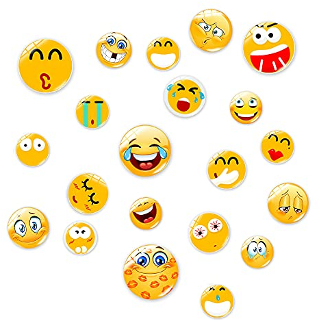 21 Smiley Magnete Kühlschrankmagnete Magnete Kinder, Kleine Lustige Magnete Für Küche, Zuhause, Schule, Klassenzimmer, Whiteboard, Niedliche Dekoration