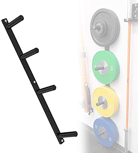 SFITVE An Der Wand Hantelscheibenständer, Stahl 2/3/4 Schicht Mauer Hantelscheibenablage,Portable Tragbar Gewichtsablage Für 50Mm (2In) Hantelscheiben(Color:4 Floor)