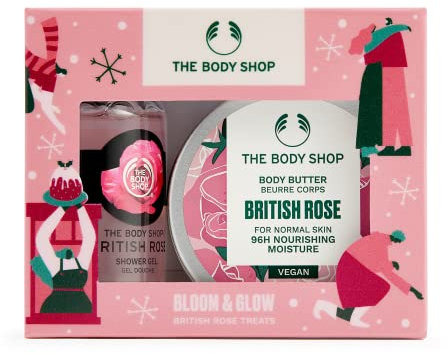 The Body Shop Bloom & Glow British Rose TREATS