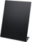 HMF 46430 Tischaufsteller Kreidetafel | L-Aufsteller | DIN A6 | Schwarz