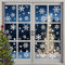 260 Fensterdeko Schneeflocken Weihnachts-Fensteraufkleber Aufkleber für Winterpartys Schneeflocken Fensterbilder PVC Für Türen Schaufenster Vitrinen Glasfronten Winter Deko Weihnachtsdeko
