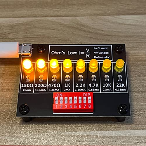 Soldering Practice Kit DIY Practical Electronic Circuit Project Resistor Learning Board
