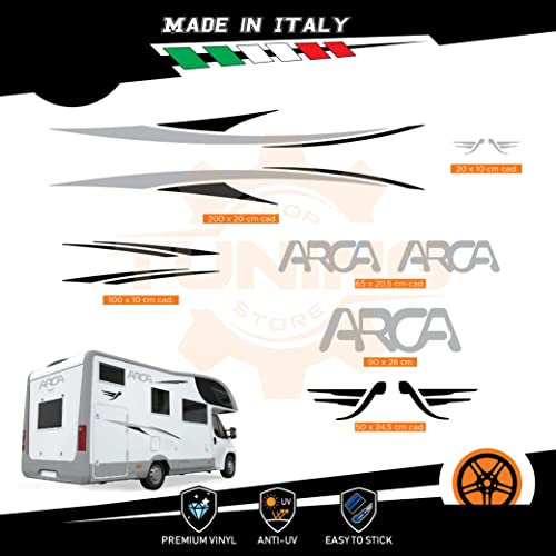 Generico Kit Adesivi Camper Arca - Versione N