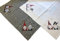 texpot Tischläufer 40 x 85 cm hellgrau mit Stickerei Wichtel Winter Advent Weihnachten