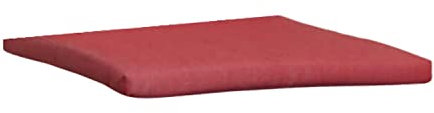 KETTtex EXKLUSIV Auflage Hocker Ziegelrot I Barhocker Polster 48x48x4cm I KTH2 Sitzauflage weich & robust I Wetter- & formbeständige Stuhlauflage I pflegeleichtes Sitzkissen I Dessin 8916