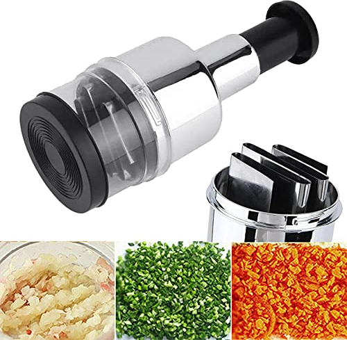 Yearninglife tritatutto cipolla taglierina multifunzione, tritatutto manuale per verdure frutta e aglio