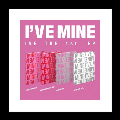 IVE I'VE MINE 1st EP Album Contents+Photocard+Tracking Sealed (Standard BADDIE Version)