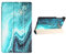 MOBISTAR Case for Samsung Galaxy Tab A8 Case 10.5 2021 (SM-X200N SM-X205N SM-X207) Slim PU Leather Smart Protective Hard Cover for Galaxy Tab A8 10.5 Inch 2021 Tablet (Aqua Marble)