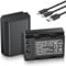 ENEGON NP-FZ100 Type C Charging Port Battery(2 * 2280mAh) with Charging Cable for Sony A7iii, A7iv, A7C, A7C ii, A6700, A6600, ZV-E1, ZV-E10ii, FX3, FX30, A9, Alpha 9, Alpha 9S, A9S, A7R3, A7R4