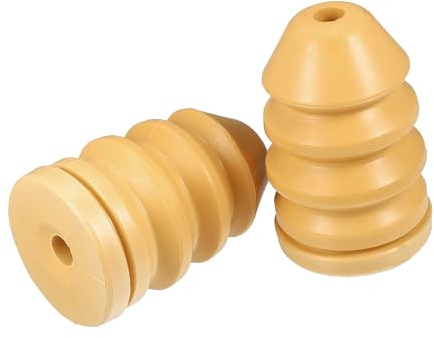 A ABSOPRO Stoßdämpfer-Achsfederungsbegrenzer Für Jeep Liberty 02-07 2 Stk | Hintere Obere, Gelb, Polyurethan, Größen: 9.7cm, 6.1cm, 5.5cm, 1.2cm, Für 2.4L 2.8L 3.7L, OE-Nr.: 52088705AB