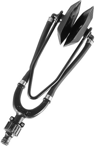 BESPORTBLE Universal Außenborder Ohren Zum Spülen - Dual Feed Design - Rostfreier Stahl Rechteckige Tasse Wassermuffen Adapter Ideal Für Marineboot Und Schiff Effektiver Bootsmotor