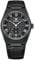 BENYAR 5199 Herren Quarz-Armbanduhr Edelstahlgehäuse Lederband Kleine Sekunde Wasserdicht Business Analog Sportuhr Datum, Schwarz, Klassisch