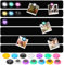 Magnettafel Magnetleisten Selbstklebende Memorandum Magnetpinnwand 6 Stück Fotowand Magnetstifte mit 20 Stück Bunt Magnet für Klassenzimmer Küche Büro und Wohnung