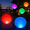 KingSom Luces Flotantes Piscina Solares, Ø35cm Inflables Bolas Luces para Piscina, Luz Solar Piscina Flotante que Cambian de Color, Impermeables IP68 Bolas de Luz LED para Piscina Jardin - 1 Pieza