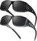 Myiaur 2er Pack Polarisierte Überzieh Sonnenbrille für Herren Damen Rechteckige Fassung UV400 Schutz für Autofahren, Angeln & Outdoor-Aktivitäten
