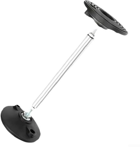 AdjusFor Barre de support télescopique en acier inoxydable pour meubles, armoires et pieds de lit 23-38 cm