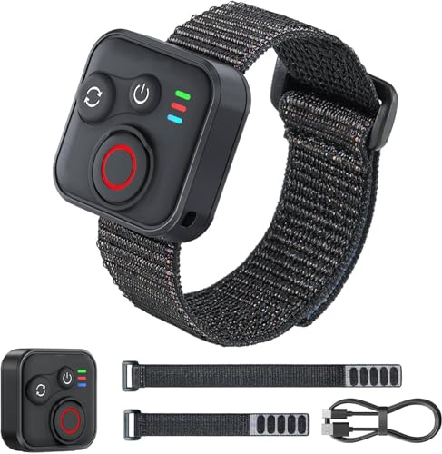 Mando a Distancia Bluetooth para Insta360 X5/X4/X3/ACE Pro/Ace Pro 2/Go3/Go3S, Alcance de 50 Metros, con Correa para Muñeca, 96 Horas de Duración de Batería