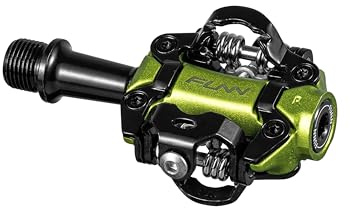 Funn Tactic MTB Klickpedale, leicht, für XC und Gravel | geschmiedet AL6061, beidseitig SPD, einstellbare Härte, CrMo-Achse, 18mm, Q-Faktor 52mm