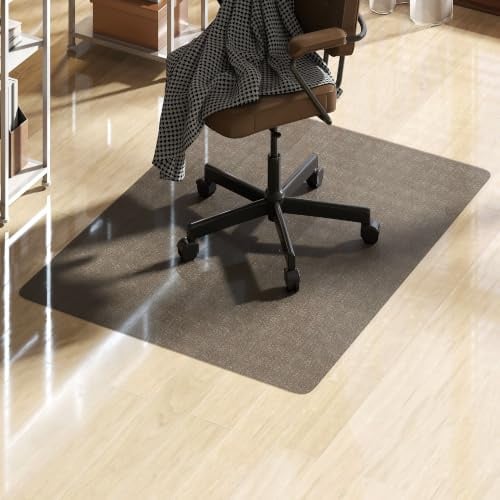 HOMCOM Tappetino Salvapavimento in Plastica, 120x90 cm Nero