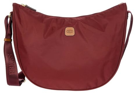 Bric's Schultertasche Umhängetasche X-Bag Shoulderbag Bordeaux weinrot