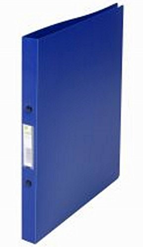 Q-Connect KF02910 Ringbuch - A4, 2-Ring, Dürchmesser 16 mm, blau/klar