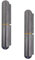Gedotec Cerniera a saldare per porte in metallo Cerniere a saldare in 2 pezzi per porte in metallo | Altezza cerniera a saldare: 60 mm | MADE IN GERMANY | Portata 80 kg