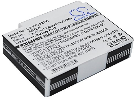 CS-PFUP2TW Akku, 1100 mAh, kompatibel mit [Pure] Flip 4 GB | 1 HR, Flip UltraHD 8 GB | 2 HR, Flip UltraHD Video 3rd, Flip Video UltraHD 8 GB, FVU2120B, U3120, für [Cisco] Flip Ultra HD, Flip Video