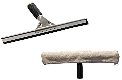 Professional Window Cleaning Equipment Glass Rubber Stainless Steel 14 Squeegee Blade and 14 Applicator Cleaner