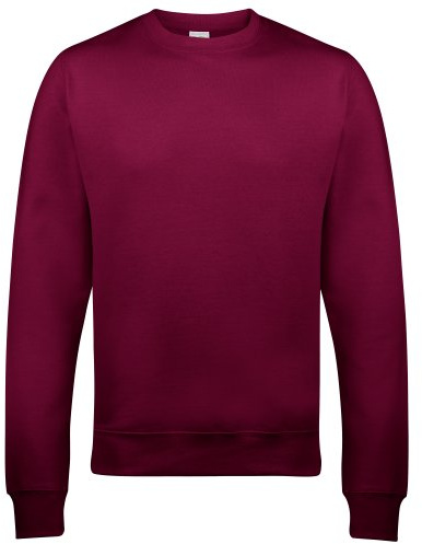 AWDis Men's Sweat Sweatshirt, Red (Burgundy), XX-Large