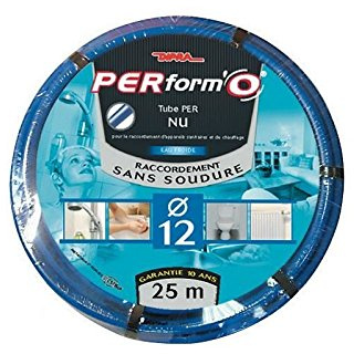 Dipra 021250 Tube PER Nu - bleu - ø12 / 50 m