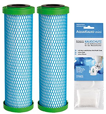 2X Filterpatrone EM Premium 5 & Kalkschutz für Wasserkocher/Kaffeemaschine