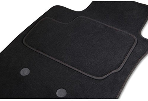 Tapis 406 Coupe, 2 Avants + 1 arriere + 1 coffre GRIS/ROUGE, du 05.97 au 10.04 sur mesure. Gamme Tapis GOLD